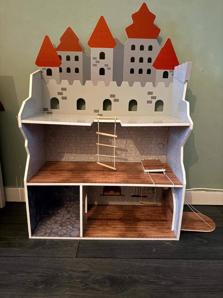 Kasteel speelhuis, Ophalen, Gebruikt, Poppenhuis