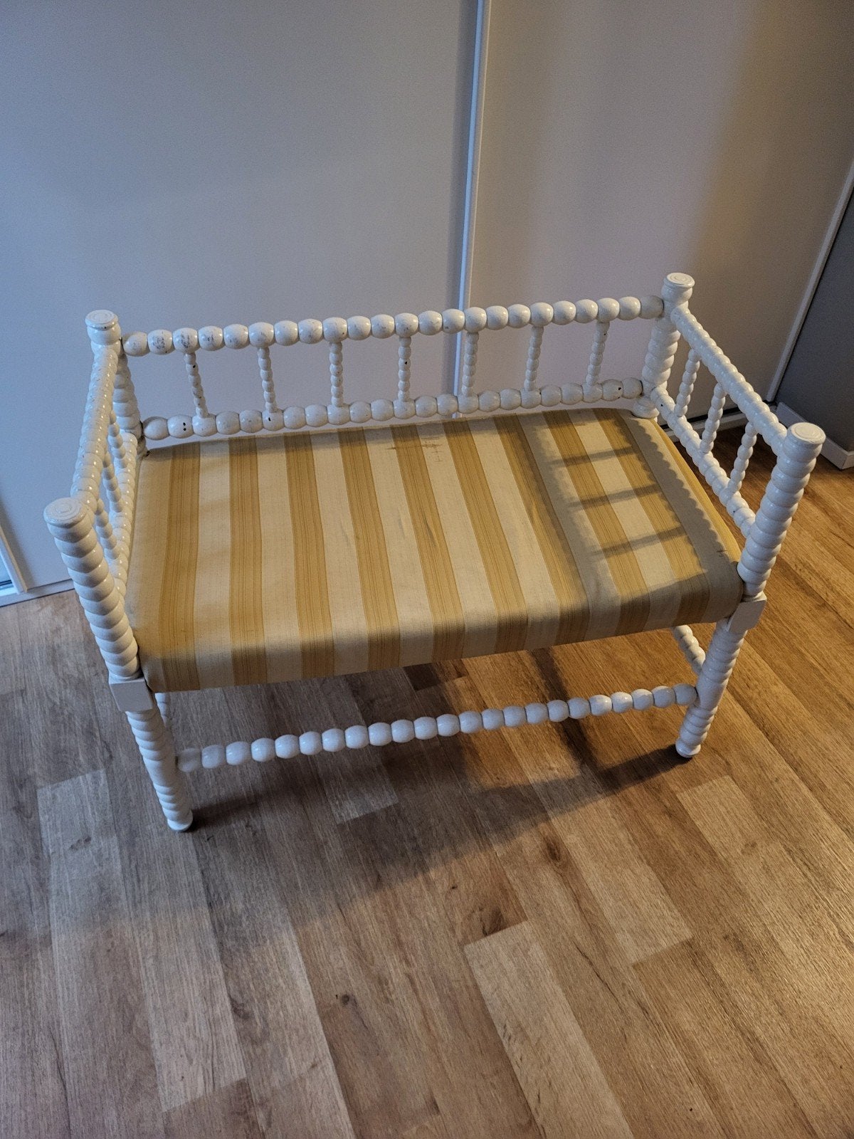 Etalage bankje vintage..brocante..houten bankje.., Ophalen, Hout, Minder dan 50 cm, Gebruikt