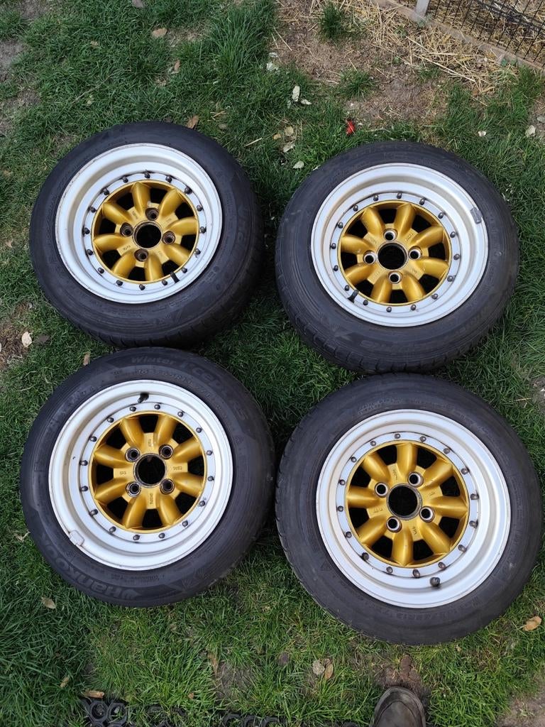 13 inch smoor/rota velgen 4x100, Ophalen, Gebruikt