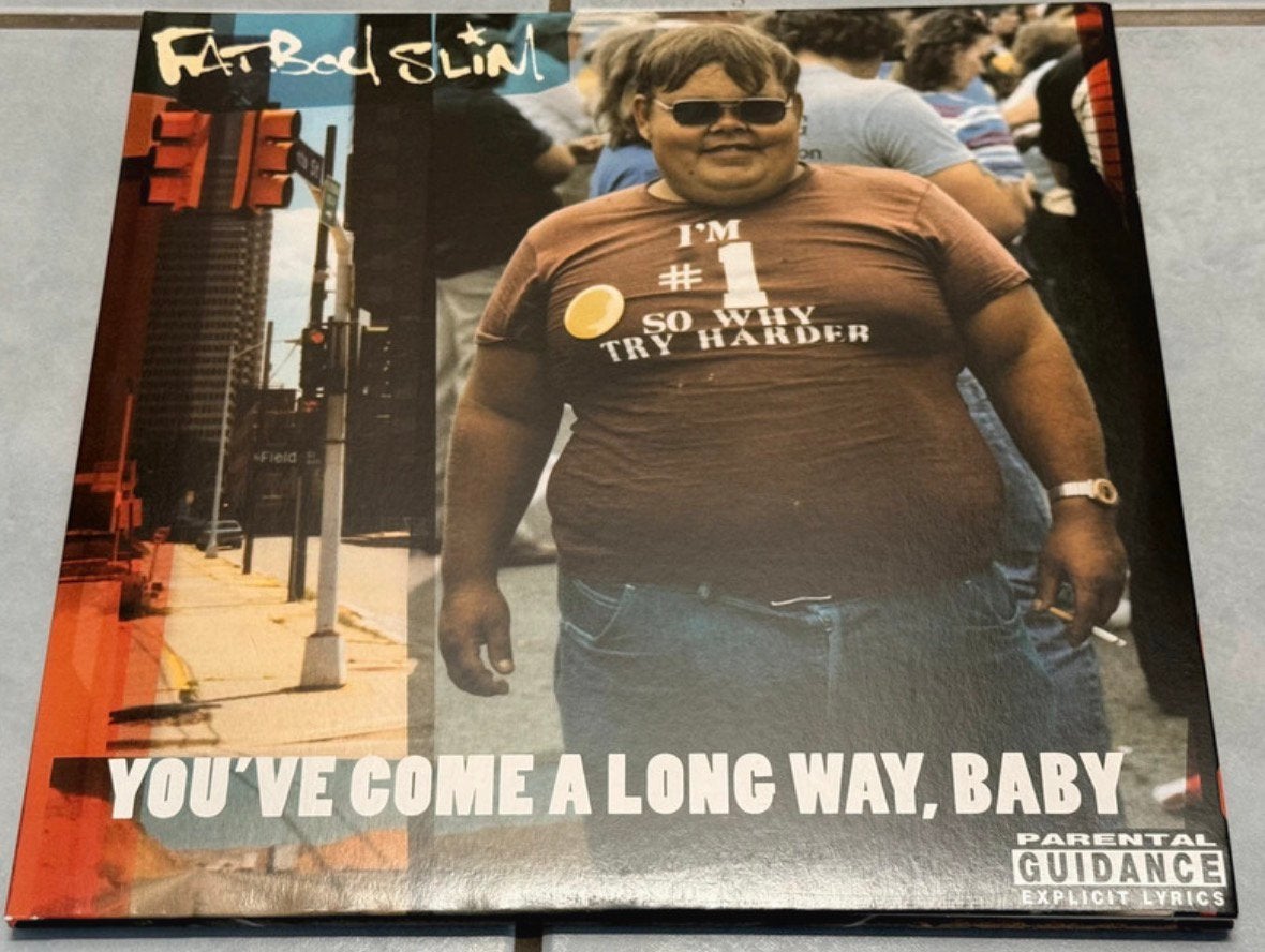 Fatboy Slim - You've Come A Long Way baby vinyl, Cd's en Dvd's, Vinyl | Dance en House, Ophalen of Verzenden, Zo goed als nieuw