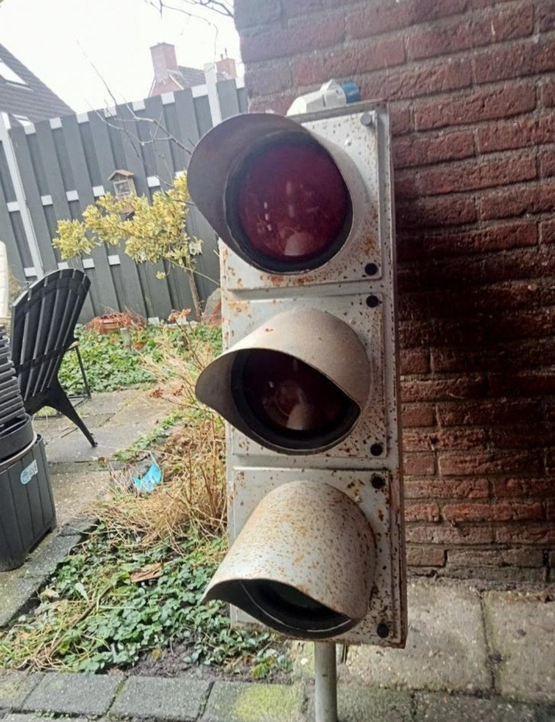 Verkeerslicht., Antiek en Kunst, Ophalen of Verzenden