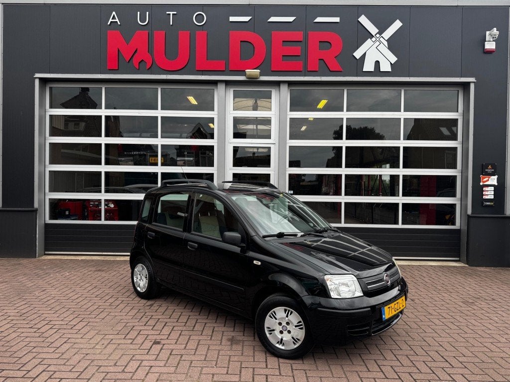 Fiat PANDA  1.2 EDIZIONE COOL / AIRCO / APK NIEUW! / RIJKLAA, Voorwielaandrijving, Gebruikt, Zwart, Origineel Nederlands