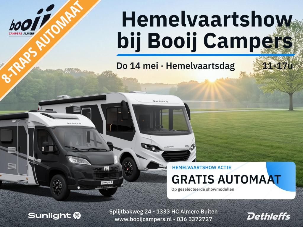 Sunlight T58 Adventure Edition, Caravans en Kamperen, Automaat, Sunlight, Fiat, Tot en met 2