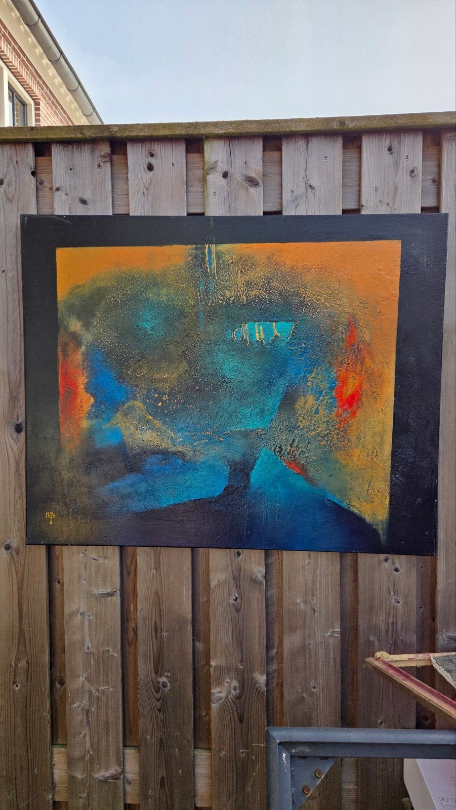 Prachtige abstract schilderij van Maya  Zeeman, Ophalen of Verzenden