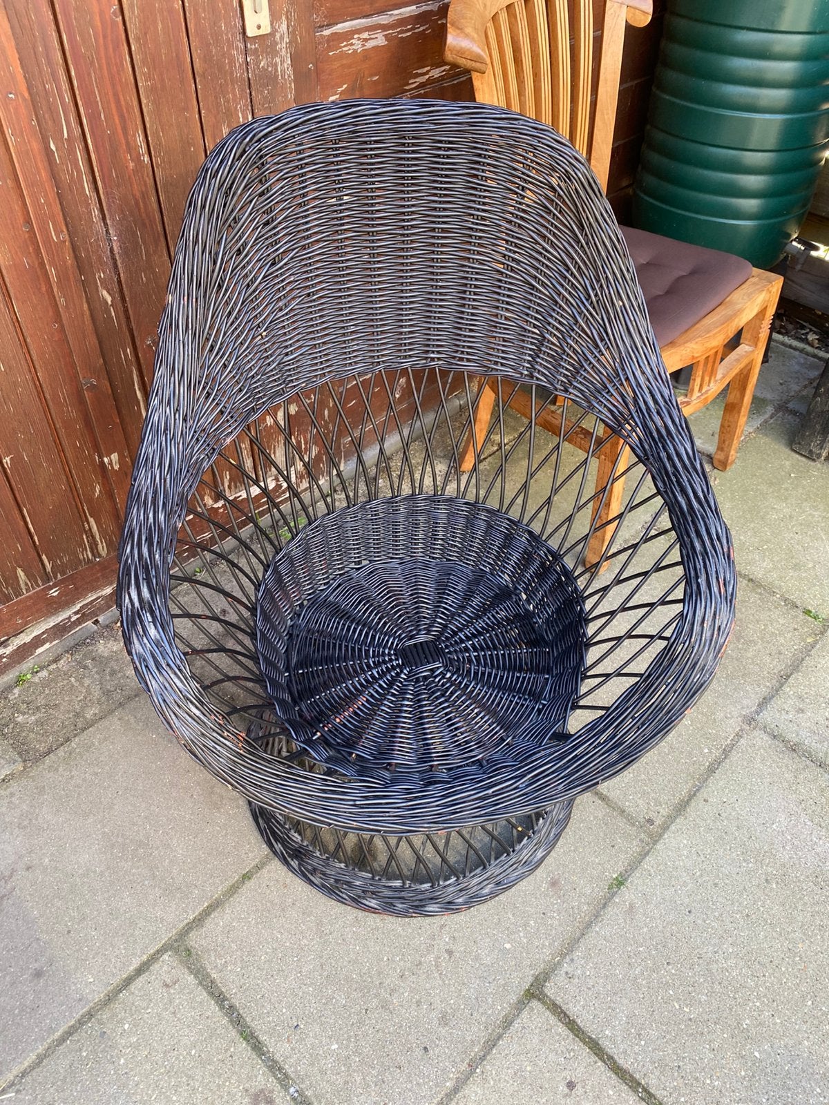 Rieten stoel., Ophalen, Gebruikt, Rotan