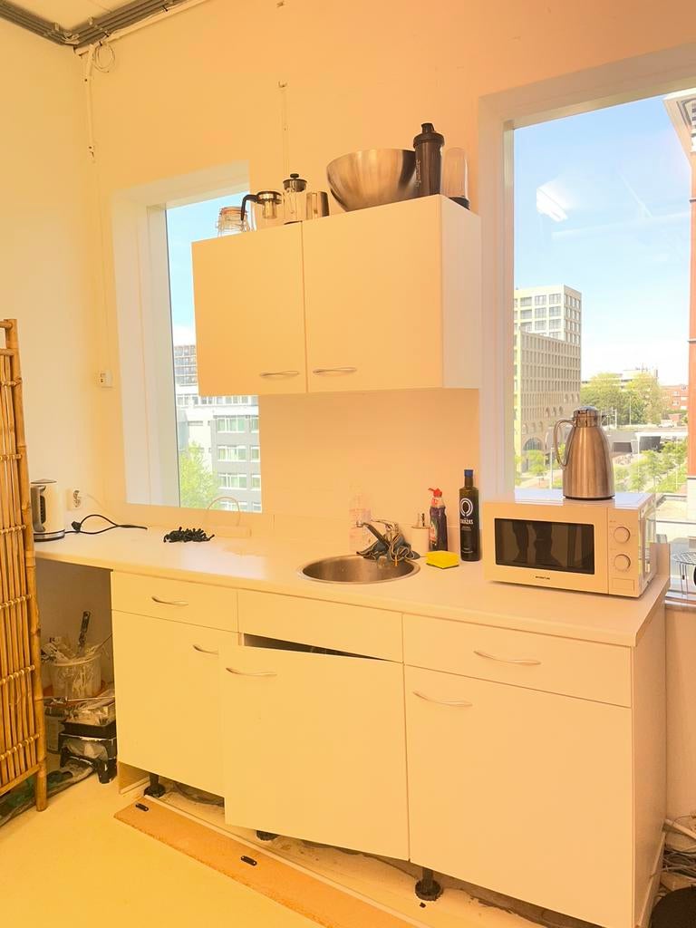 Keuken blok, Gebruikt, Wit, Enkelwandige keuken, Ophalen of Verzenden