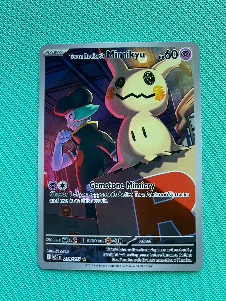 Mimikyu 238/217 ASC #2, Ophalen of Verzenden, Nieuw, Losse kaart, Foil