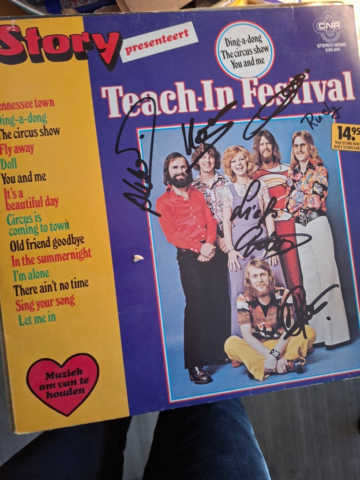 Teach-In Festival LP - Gesigneerd door de band!, LP, Gebruikt, Pop, Gesigneerd