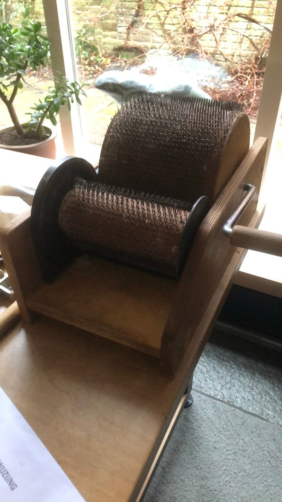 Kaardmolen te huur, Ophalen, Gebruikt
