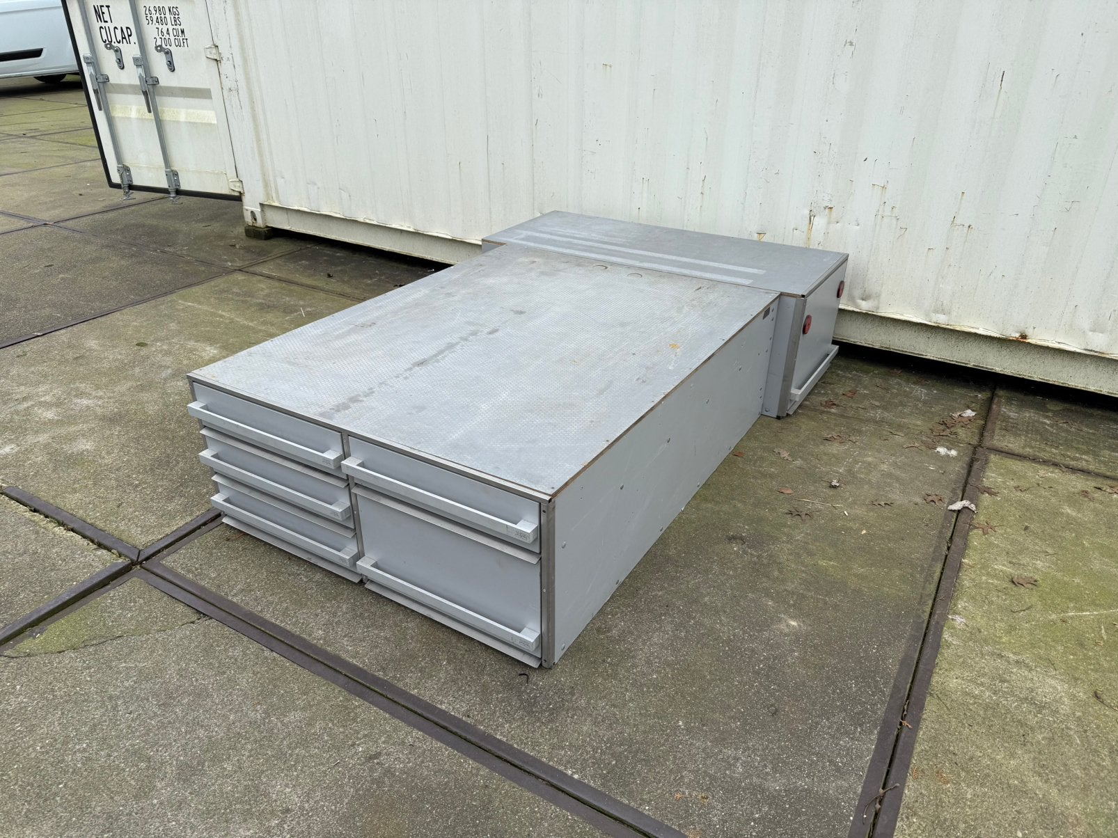 Beks vloerlades dubbele bodem bedrijfswagen inrichting, Ophalen, Gebruikt