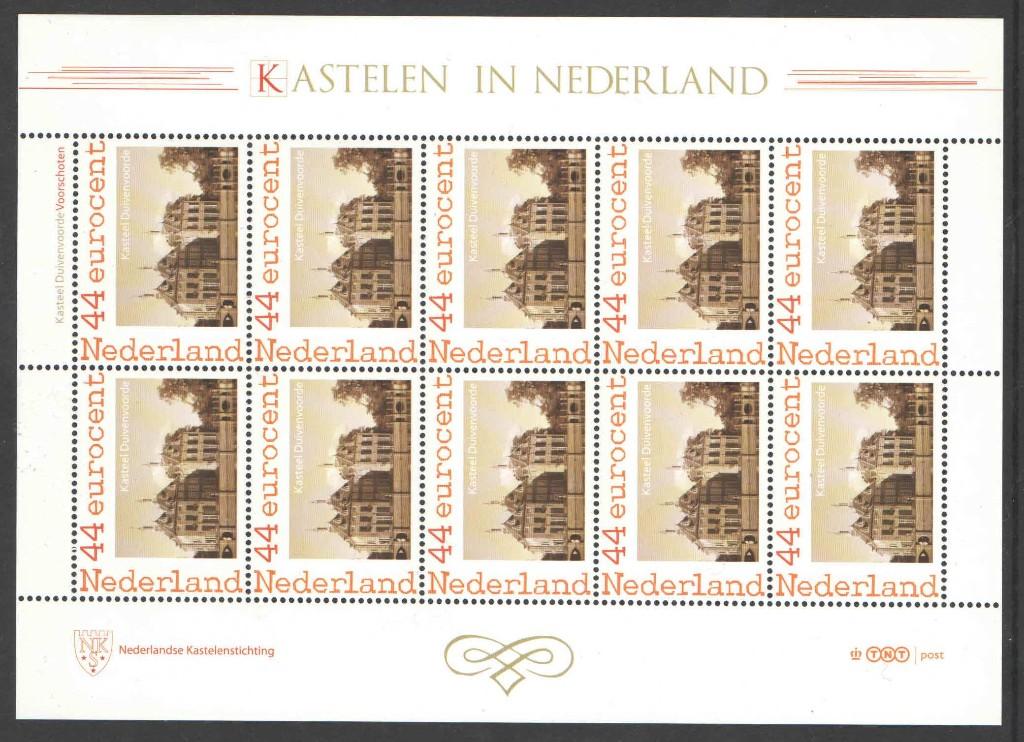 Kastelen in Nederland: Kasteel Duivenvoorde, Voorschoten, Ophalen of Verzenden, Na 1940, Postfris