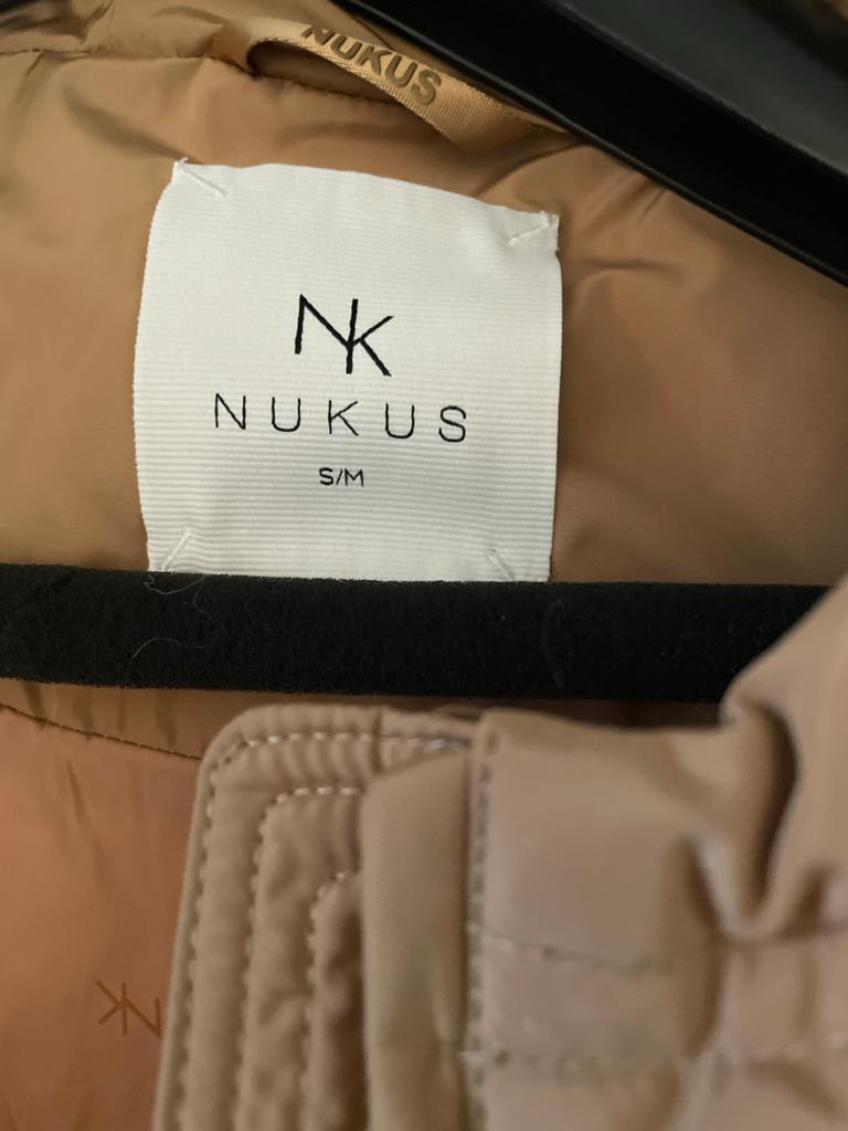 Nukus oversized bodywarmer S/M, Kleding | Dames, Ophalen of Verzenden, Zo goed als nieuw, Maat 36 (S), Beige