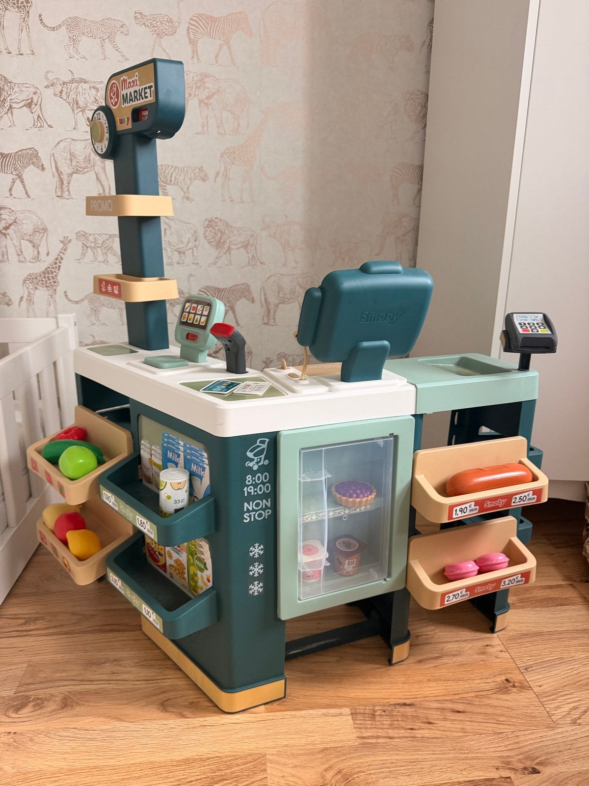 Smoby Maxi Supermarkt met accessoires, Ophalen, Zo goed als nieuw, Jongen of Meisje