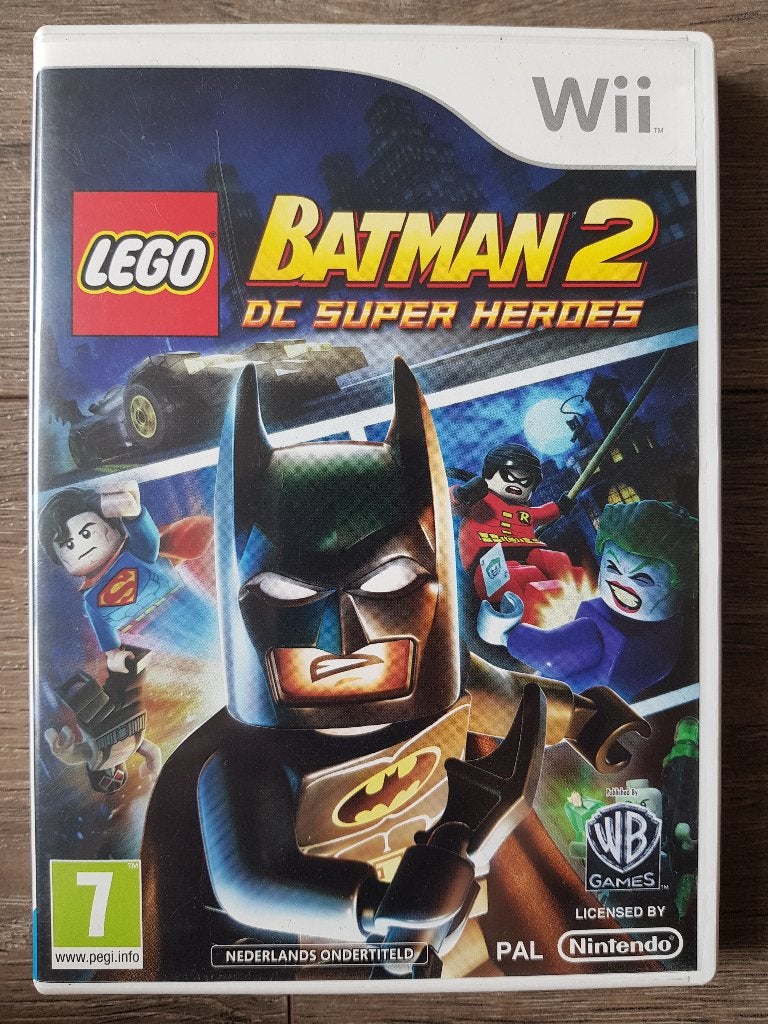 Wii game : Lego Batman 2 - DC Super Heroes - Nintendo, Avontuur en Actie, 2 spelers, Ophalen of Verzenden, Zo goed als nieuw