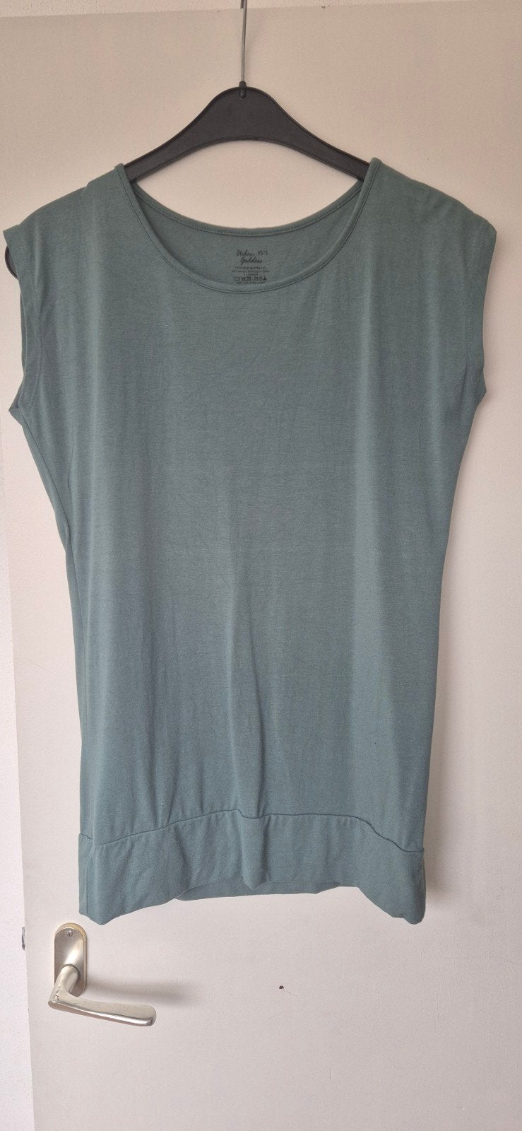 Nieuw! urban goddes, asana yoga tee, forest, S, Kleding | Dames, Nieuw, Ophalen of Verzenden, Urban goddes, Groen