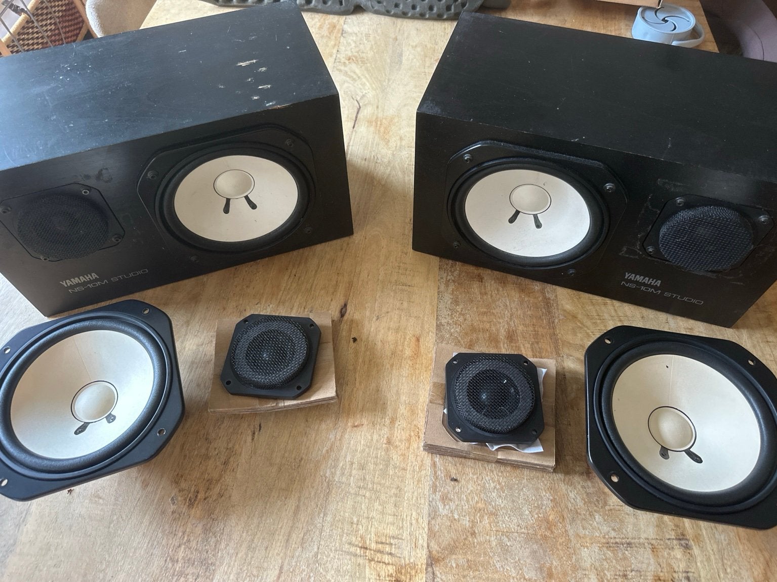 Origineel paar Yamaha NS-10M Studio monitoren, Ophalen, Gebruikt, Front, Rear of Stereo speakers, Overige merken