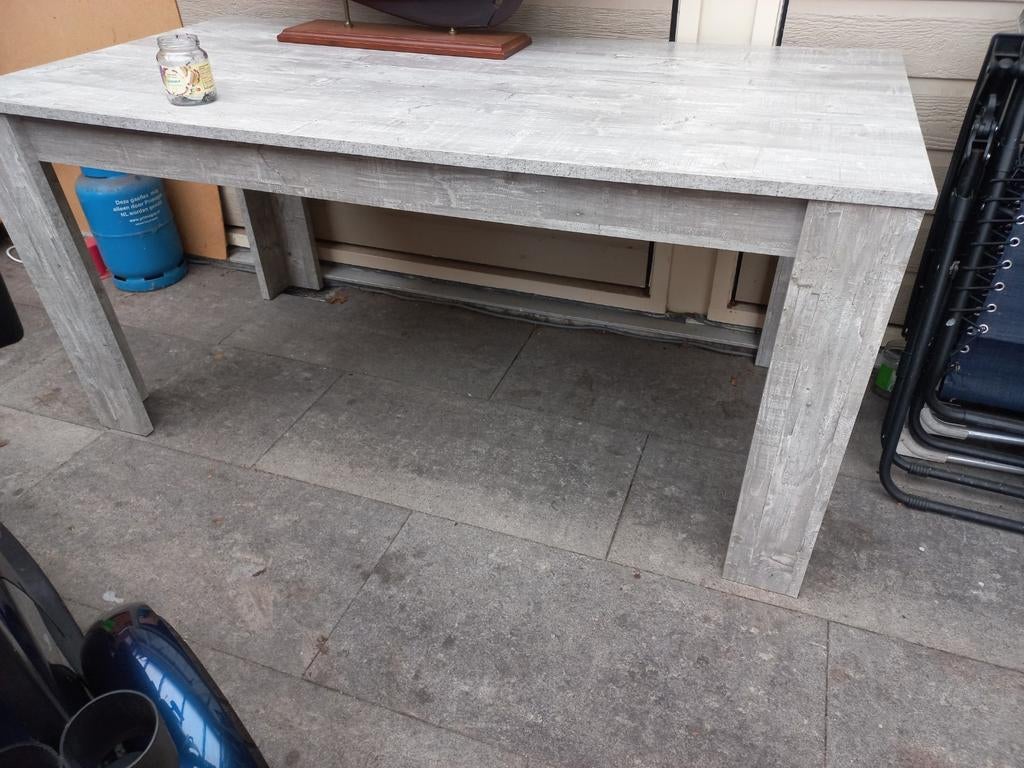 Tafel 160x80x75cm eetkamer tafel, Ophalen, Gebruikt, 50 tot 100 cm, 150 tot 200 cm