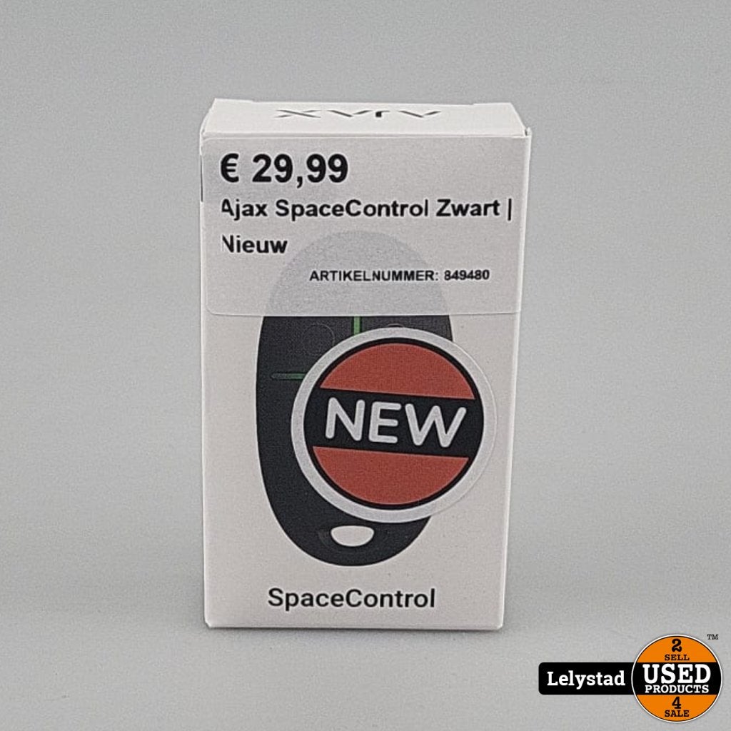 Ajax SpaceControl Zwart | Nieuw, Flex Ltd., Gebruikt, https://flex.com/contact-us, Nobelstraat 10, 5807 GA Oostrum LB, Limburg, Nederland