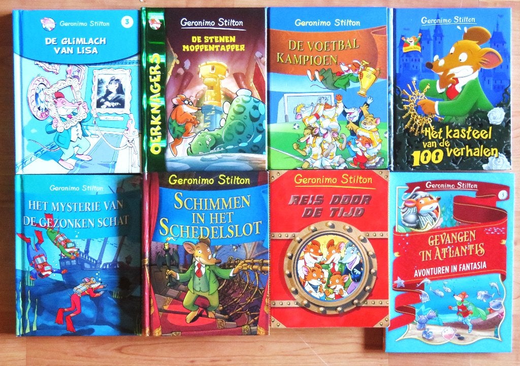 8x Geronimo Stilton, Ophalen of Verzenden, Zo goed als nieuw