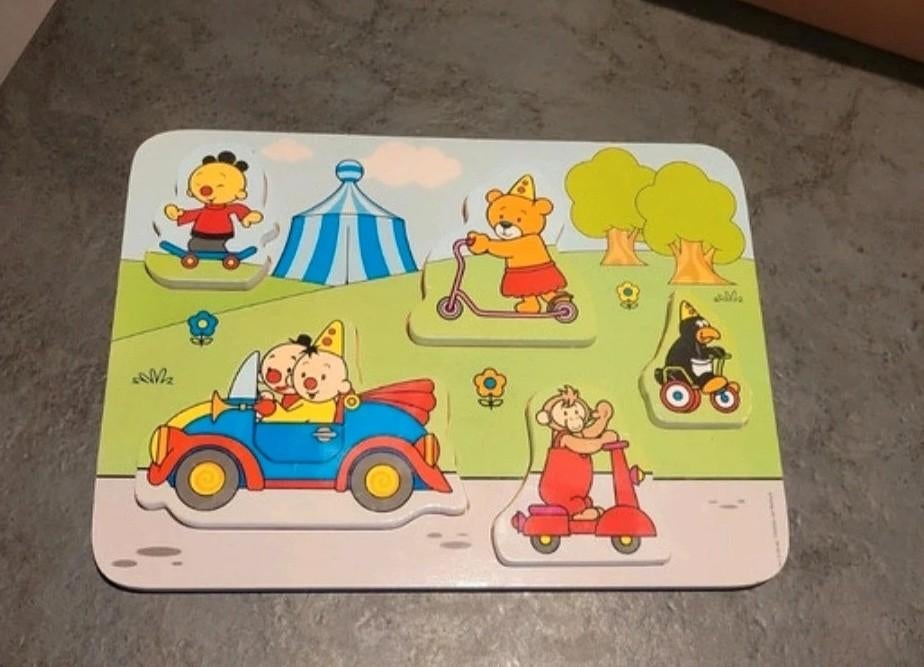 Bumba puzzel, Kinderen en Baby's, Speelgoed | Kinderpuzzels, Ophalen of Verzenden, Minder dan 10 stukjes, Zo goed als nieuw, 6 maanden tot 2 jaar