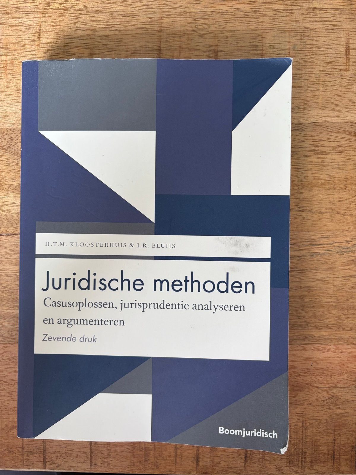 Juridische Methoden - Casusoplossen & Analyseren, Ophalen of Verzenden, Gamma, Zo goed als nieuw, HBO