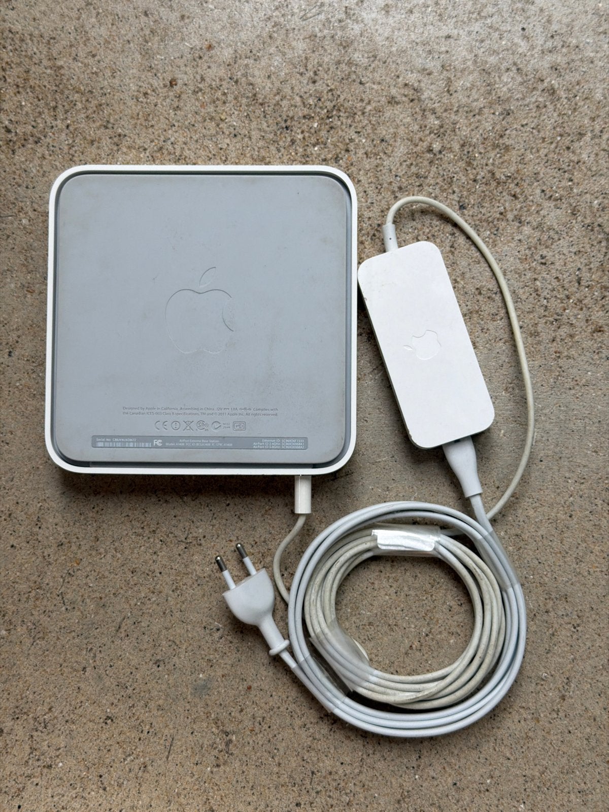Apple AirPort Extreme Base Station A1408, Computers en Software, Routers en Modems, Ophalen of Verzenden, Gebruikt, Router