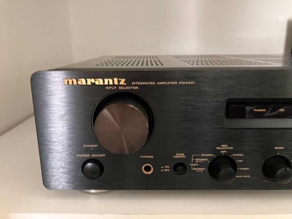 MARANTZ PM4001 ZWART STEREO VERSTERKER, Audio, Tv en Foto, Versterkers en Receivers, Marantz, Gebruikt, Ophalen of Verzenden, Minder dan 60 watt