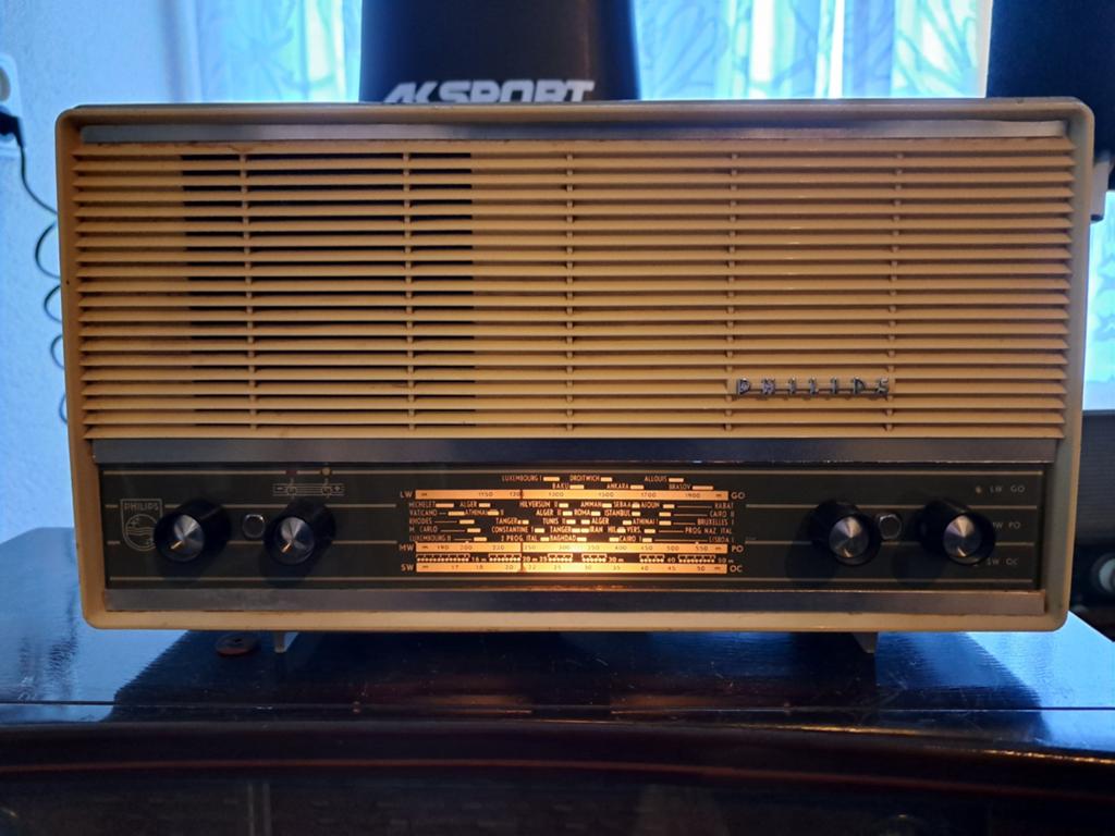 Philips B3X00U buizenradio - Vintage radio, Ophalen of Verzenden, Gebruikt, Radio