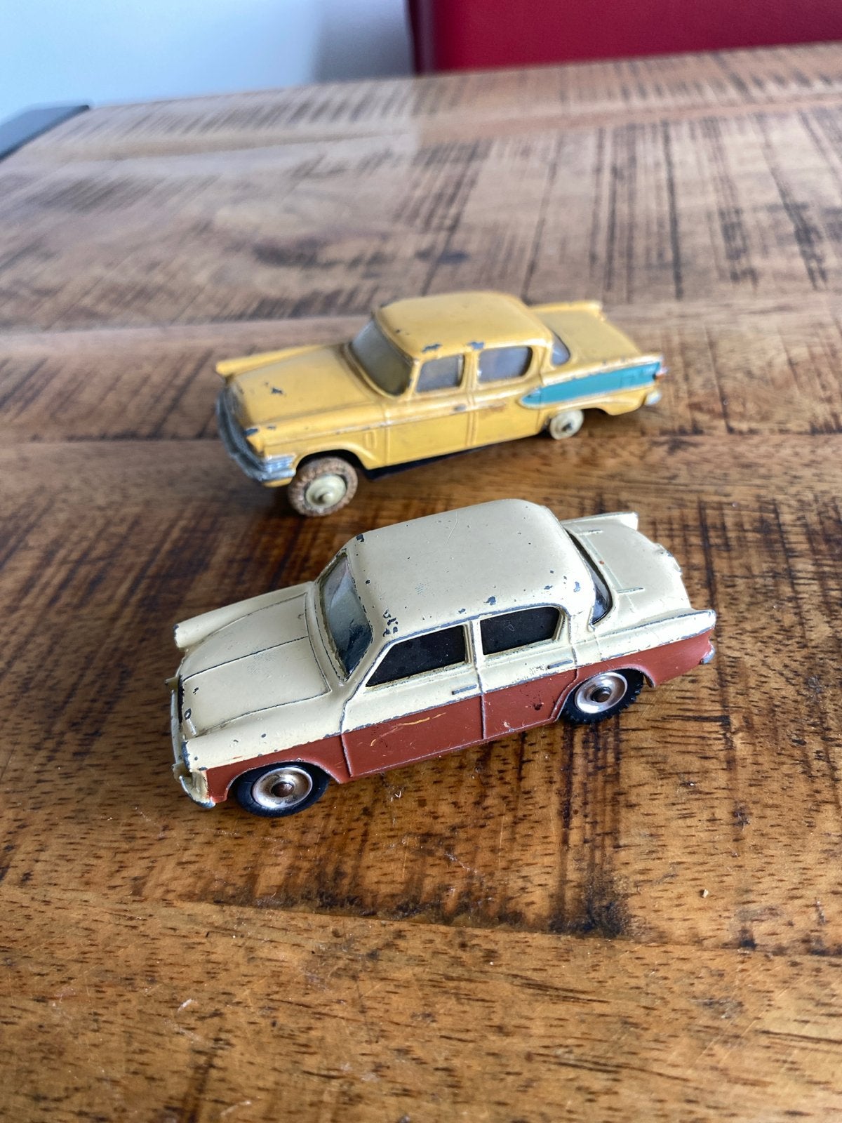 Vintage Dinky Toys singer gazelle en packard clipper, Ophalen of Verzenden, Gebruikt, Auto, Dinky Toys