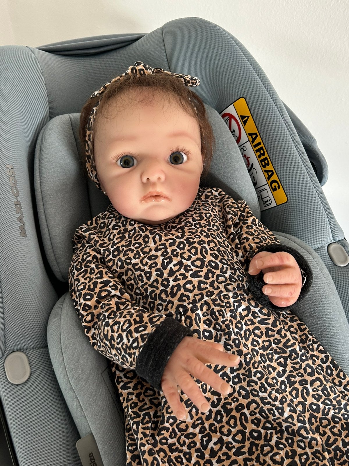 Siliconen baby Lola van Adrie Stoete- Schuiteman, Ophalen of Verzenden, Zo goed als nieuw, Babypop, Levensecht of Reborn