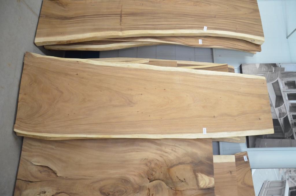 Boomstamtafel 300 cm suar -BT 211 – 3 meter boomstamtafel, Ophalen of Verzenden, Nieuw