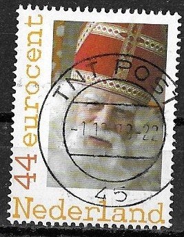 PERSOONLIJKE ZEGEL SINTERKLAAS GESTEMPELD 0.44 CENT, Ophalen of Verzenden, Na 1940, Gestempeld