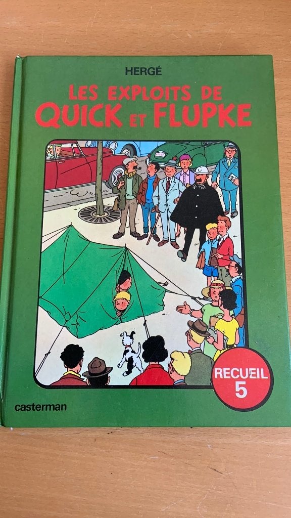 Les exploits de quick et Flupke - Herge, Eén stripboek, Ophalen of Verzenden