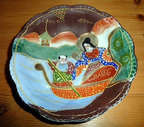 Mooi schaaltje japans porcelein Satsuma, Antiek en Kunst, Antiek | Porselein, Ophalen of Verzenden