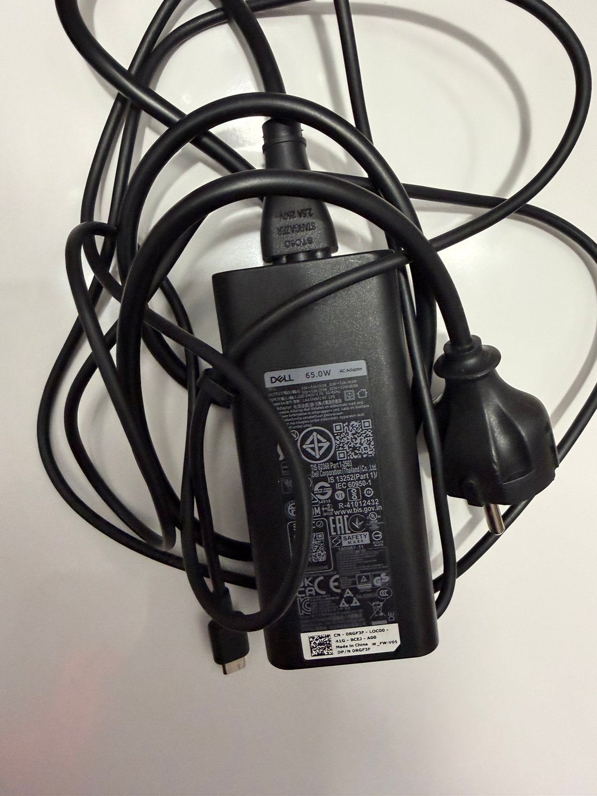 Dell laptop oplader Usb-c 65w, Ophalen of Verzenden