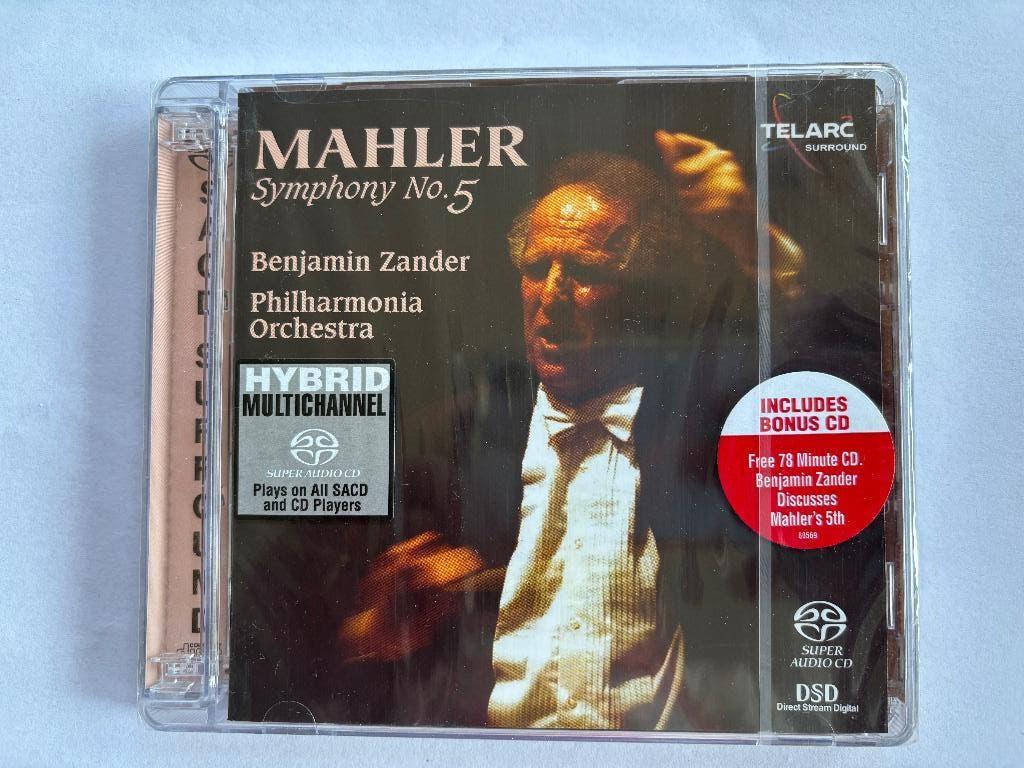 Mahler Symphony no5 - Philharmonia Orchestra - Telarc - SACD, Verzenden, Romantiek, Nieuw in verpakking, Orkest of Ballet