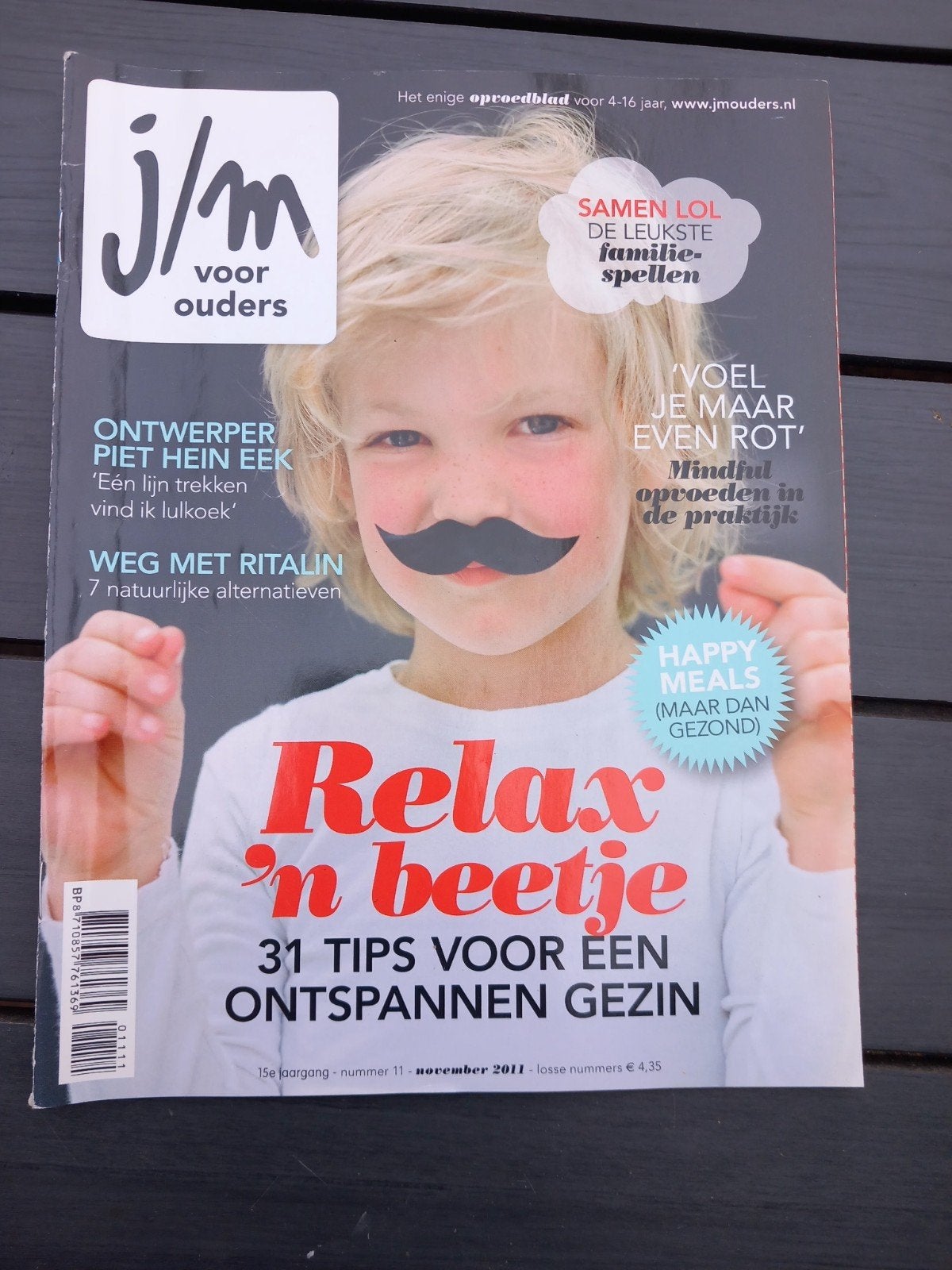 J/m voor ouders - november 2011 - Ontspannen Gezin, Boeken, Ophalen of Verzenden, Zo goed als nieuw, Overige typen