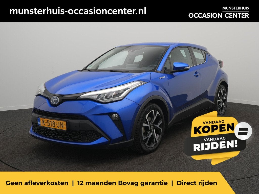 Toyota C-HR 2.0 Hybrid Dynamic - Occasion Lease vanaf €849, Auto's, Toyota, 12 maanden, Stof, 4 cilinders, Blauw