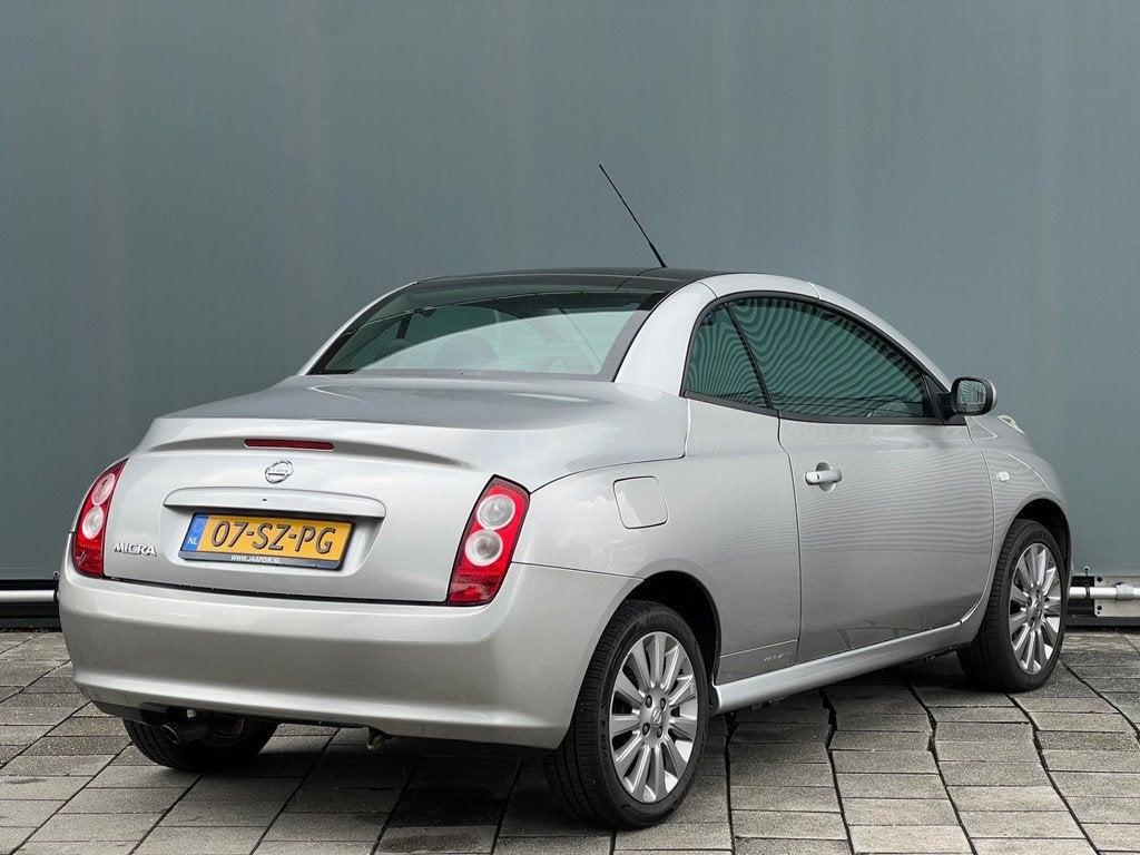 Nissan Micra C+C BWJ 2006 | 1.6 111PK Tekna Plus | CLIMA | L, Auto's, Nissan, Voorwielaandrijving, 15 km/l, Gebruikt, 4 cilinders