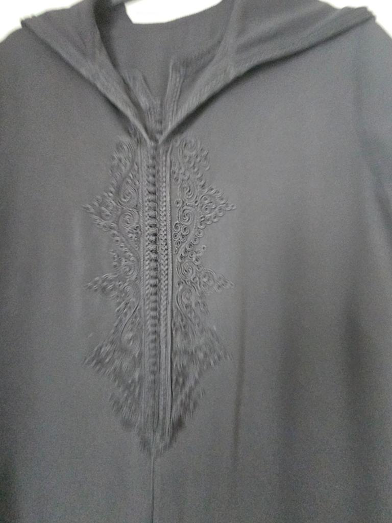 Dames jellaba 2 delig, Overige typen, Zwart, Maat 42/44 (L), Nieuw