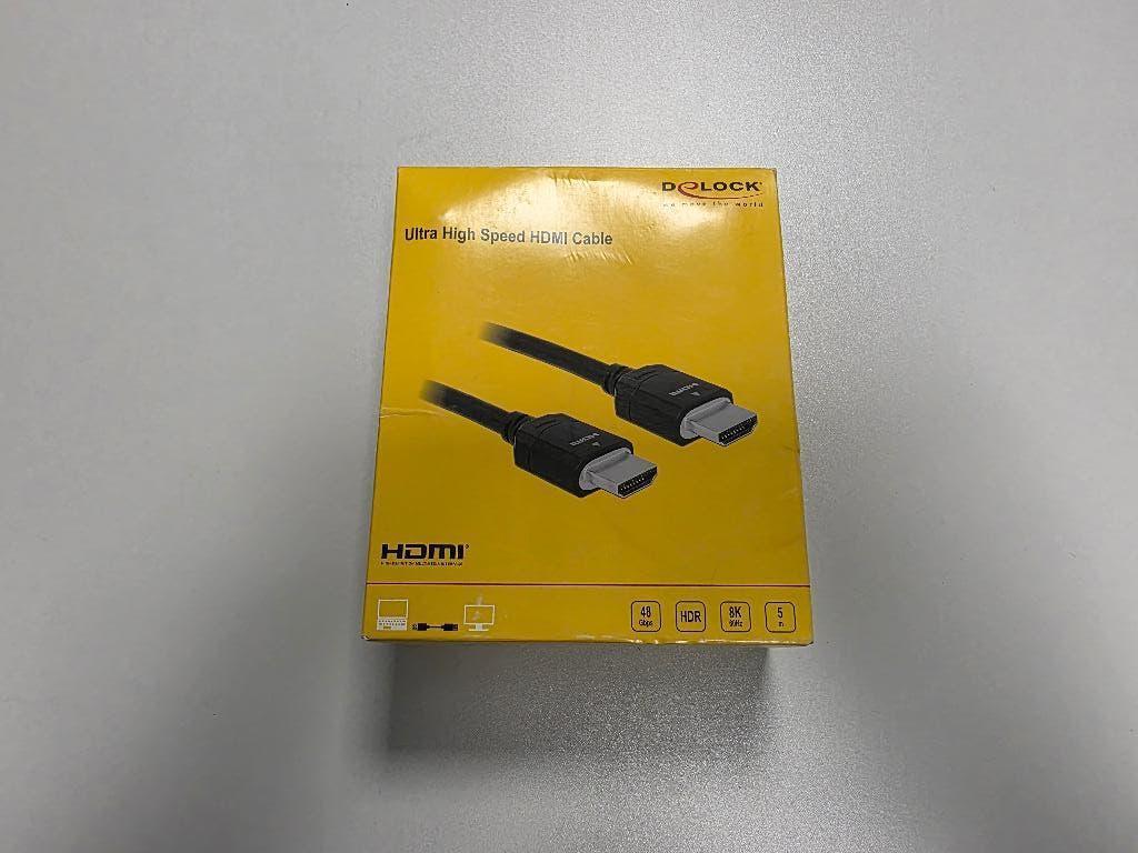 Delock 8K HDMI kabel 5 meter, Ophalen of Verzenden, Nieuw, 2 tot 5 meter, HDMI-kabel