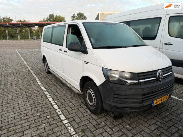 Volkswagen Transporter Kombi 2.0 TDI L2H1, Auto's, Voorwielaandrijving, Gebruikt, 2500 kg, Wit