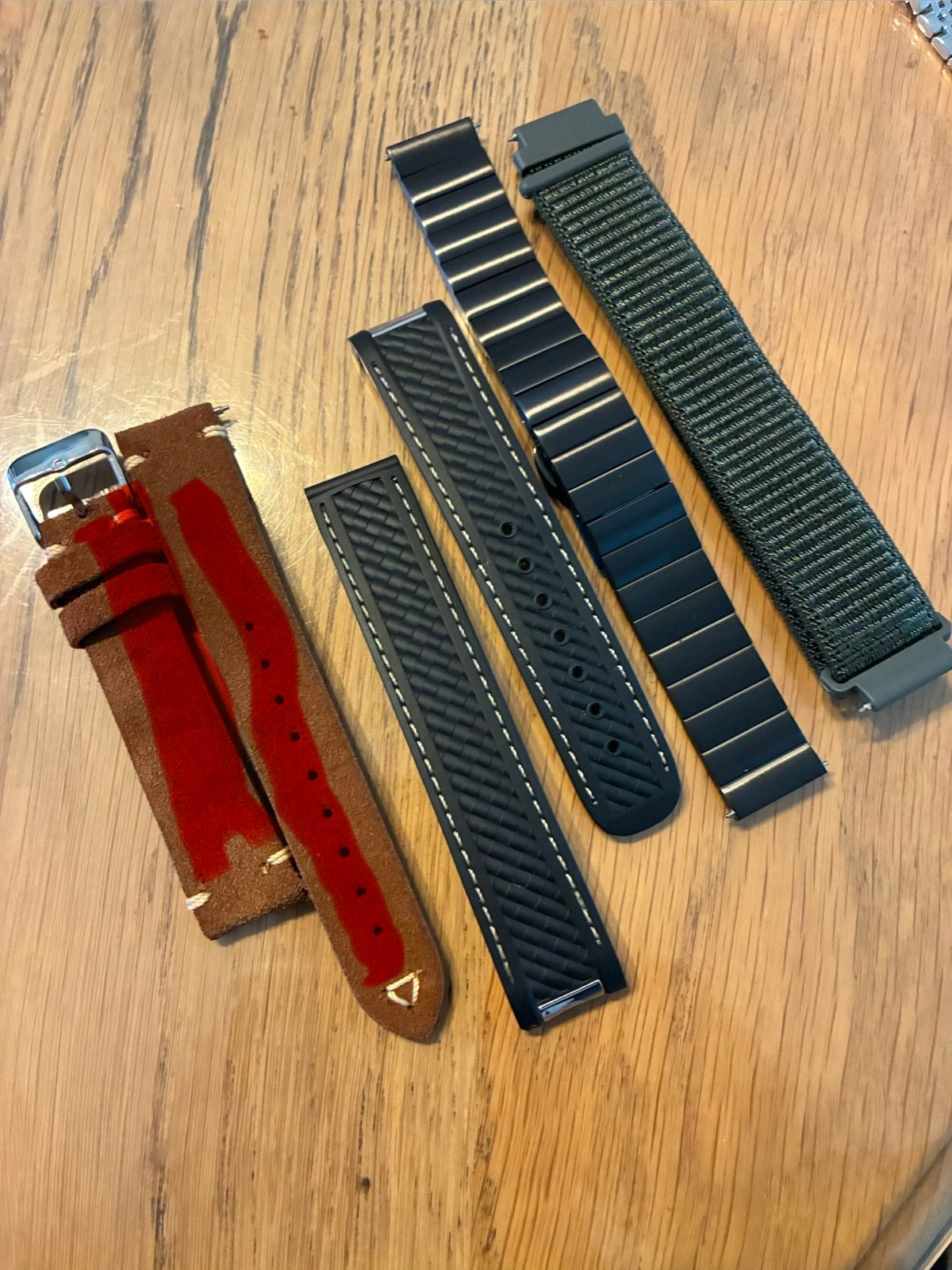 Horlogebandjes, straps, bracelet. Als nieuw!, Verzenden, Staal, Overige merken, 1960 of later
