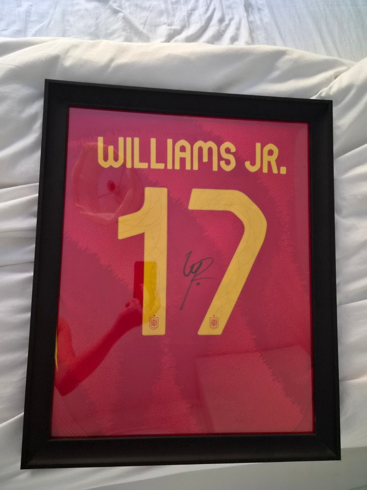 Gesigneerd Nico Williams shirt, Ophalen of Verzenden