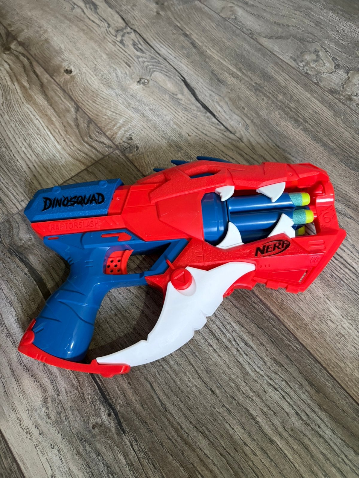 Nerf Dinosaurus pistool, Ophalen of Verzenden, Gebruikt