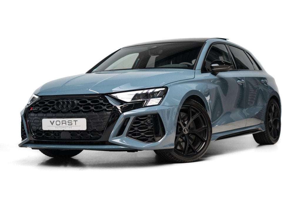 Audi RS 3 2.5 TFSI quattro HUD Pano B&O Leer, Gebruikt, Zwart, RS3, Bedrijf