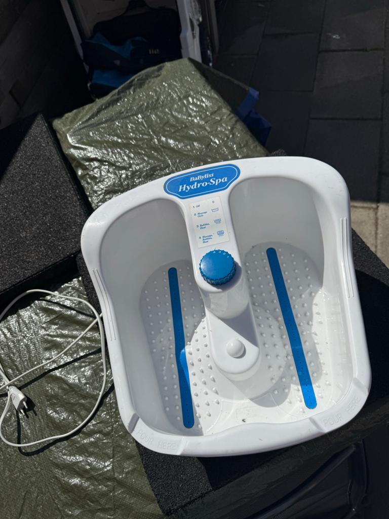 Babyliss Hydro-Spa Voetenbad - Ontspanning voor je voeten, Ophalen of Verzenden, Gebruikt, Overige typen