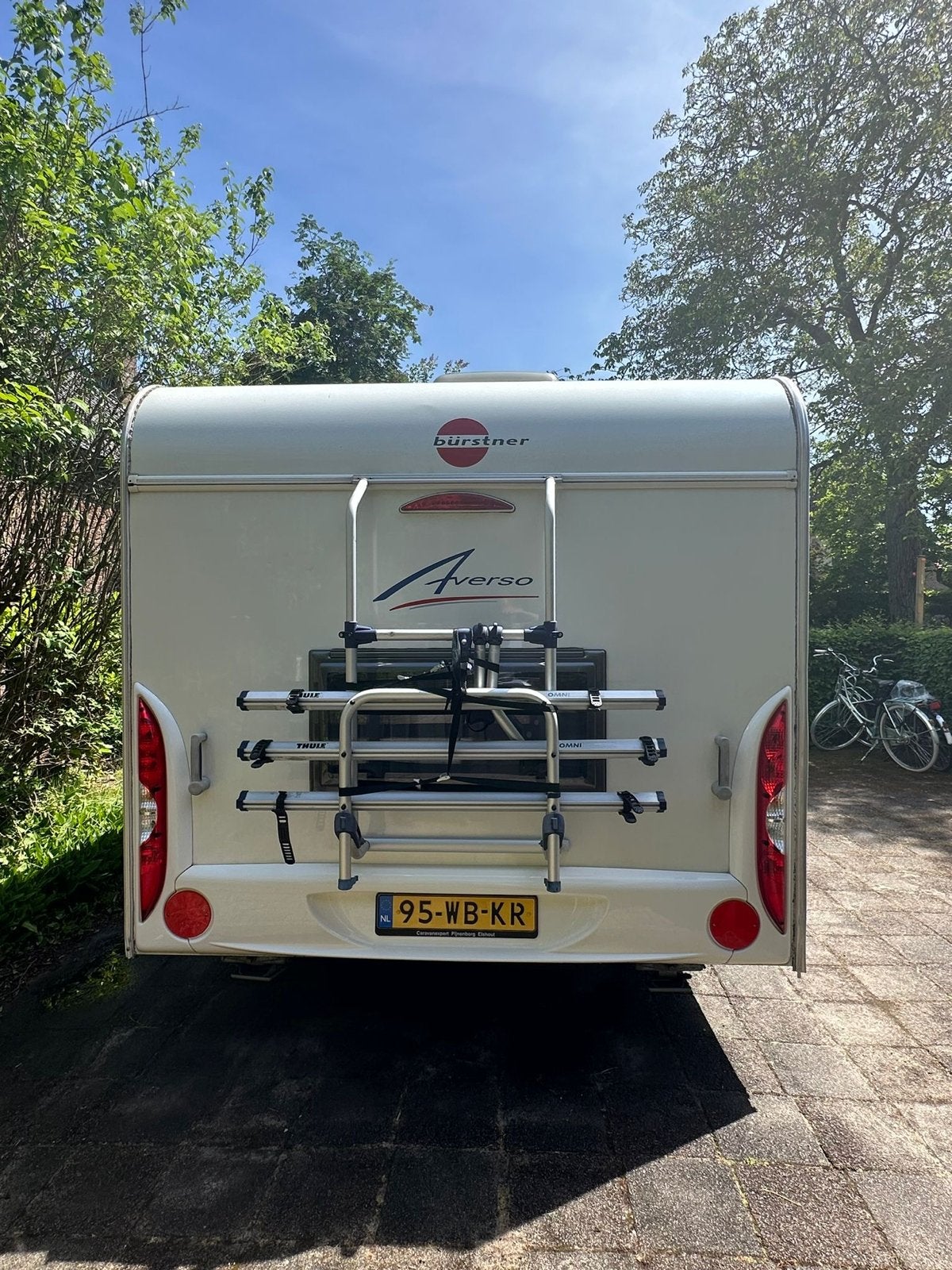 Burstner Averso 500TK | 2008 | Stapelbed | Mover | Voortent, Caravans en Kamperen, Caravans, Vast bed, Treinzit, Bürstner, Kachel