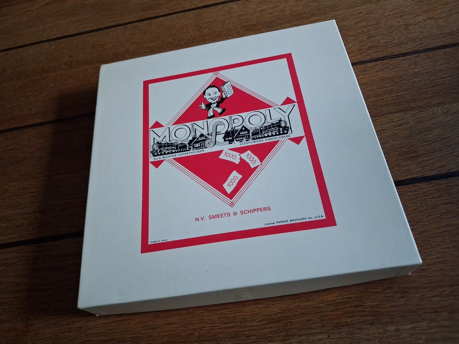 monopoly spel bordspel guldens vintage, Ophalen of Verzenden, Gebruikt
