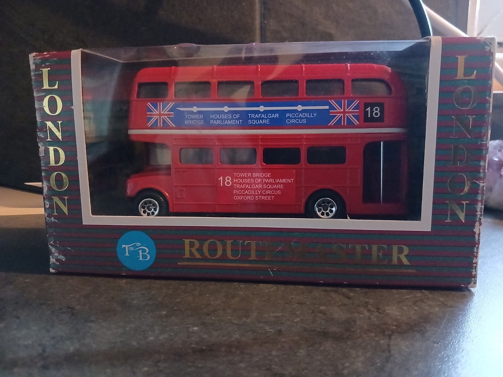 London Routemaster Dubbeldekker Bus Model, Ophalen, Nieuw
